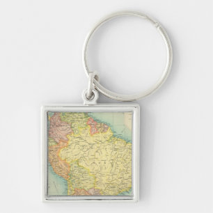 South America political Key Ring