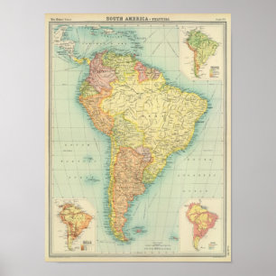 South America political Poster
