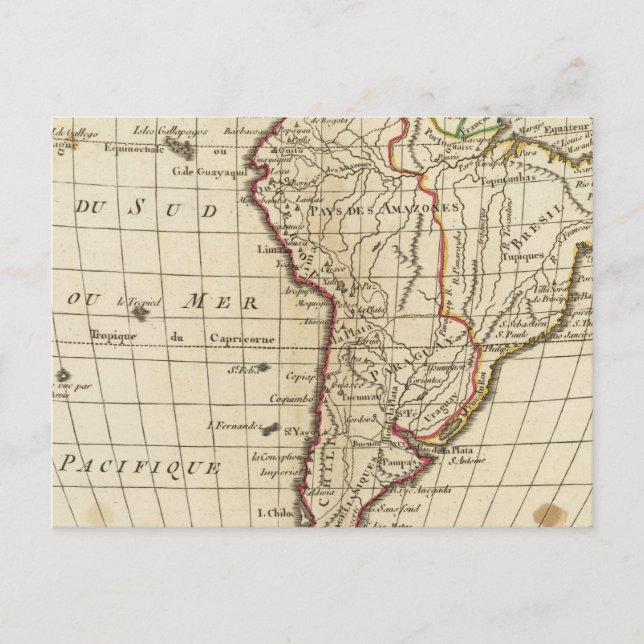 South America School Postcard (Front)