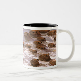 South America, Venezuela, Llano region. Two-Tone Coffee Mug