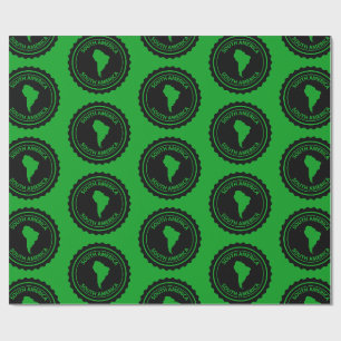 South America Wrapping Paper