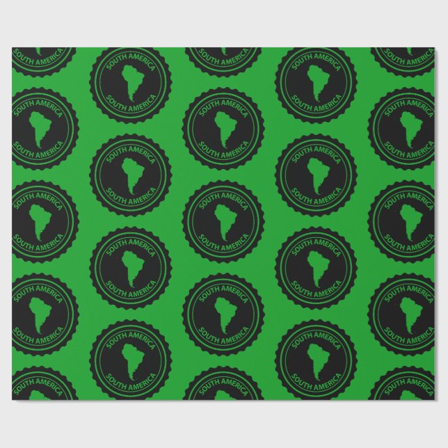 South America Wrapping Paper (Flat)