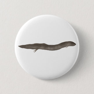South American Lungfish 6 Cm Round Badge