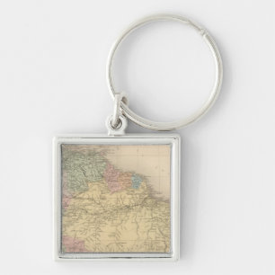 South and Northern America Key Ring
