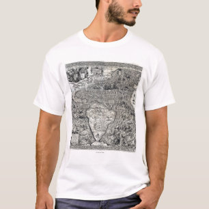 South and Part of North America - Panoramic T-Shirt
