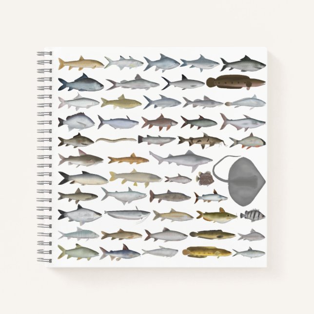 South Asia Freshwater Fish Group Notebook (Front)