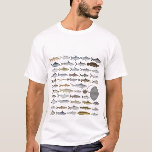 South Asia Freshwater Fish Group T-Shirt