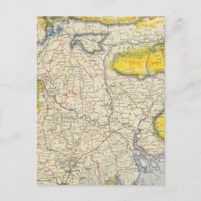 South Asia, India, Bangladesh Postcard (Front)