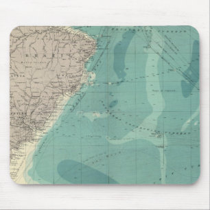 South Atlantic Ocean Mouse Pad