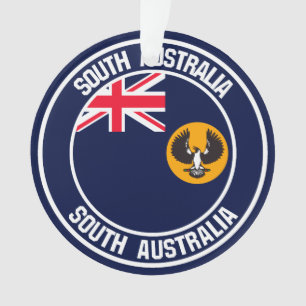 South Australia Round Emblem Ornament
