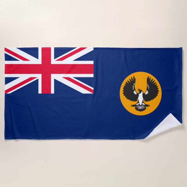 South Australian Flag (Australian State) (SA) Beach Towel (Front)
