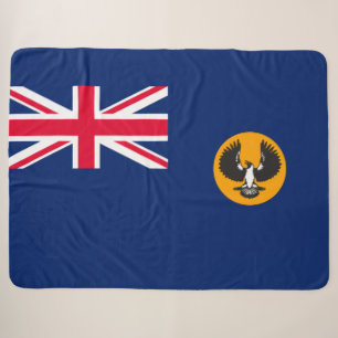 South Australian Flag (Australian State) (SA) Sherpa Blanket