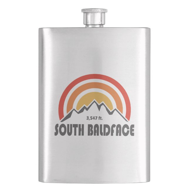 South Baldface New Hampshire Hip Flask (Front)