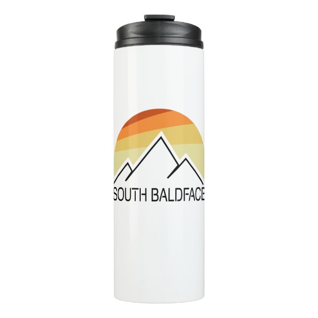 South Baldface New Hampshire Retro Thermal Tumbler (Front)