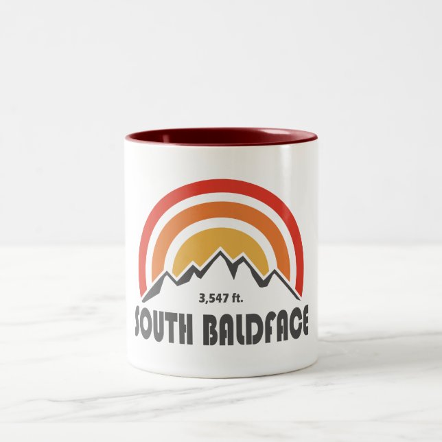 South Baldface New Hampshire Two-Tone Coffee Mug (Center)