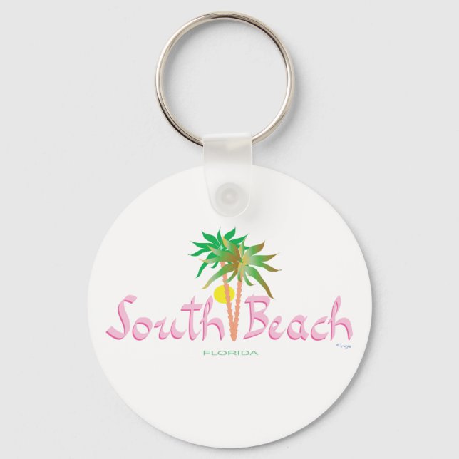 South Beach, FL Key Ring (Front)