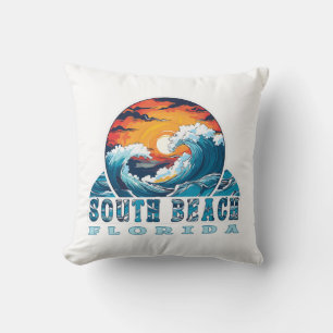 South Beach Florida Cushion