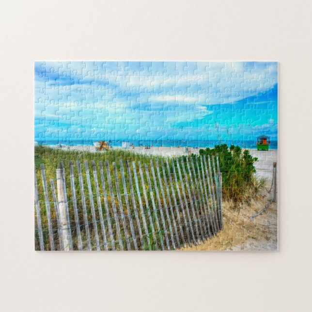 South Beach Florida. Jigsaw Puzzle (Horizontal)
