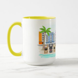 South Beach Frenchies Mug