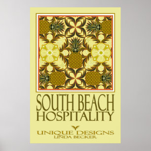 South Beach Hospitality Poster