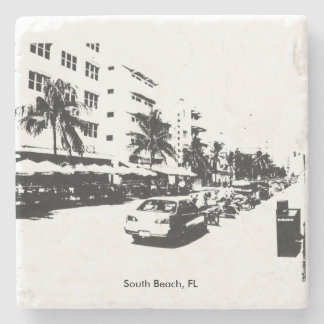South Beach Marble Coaster