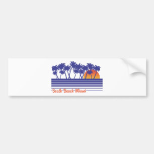 South Beach Miami Bumper Sticker