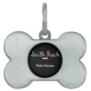 South Beach, Miami FL Pet Tag