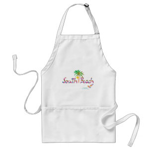 South Beach Miami Flip Flops II Standard Apron