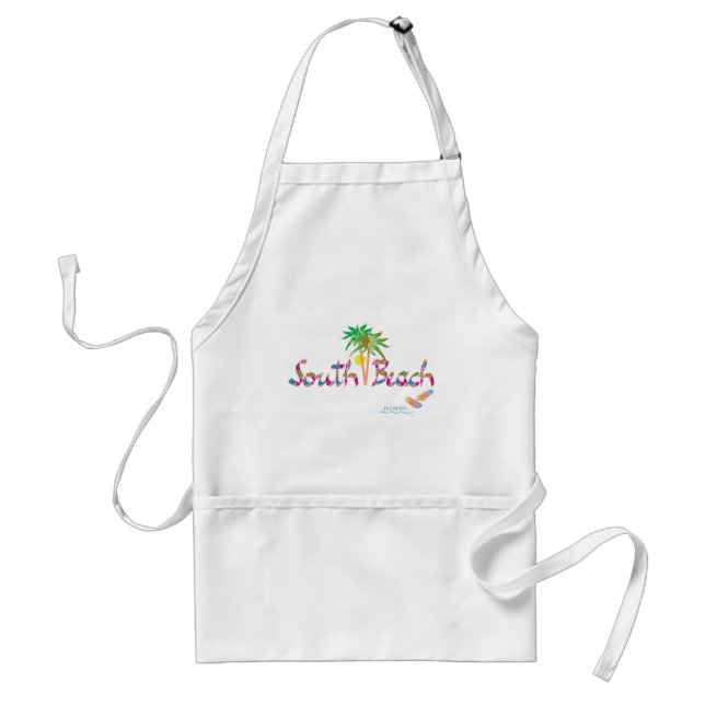 South Beach Miami Flip Flops II Standard Apron (Front)