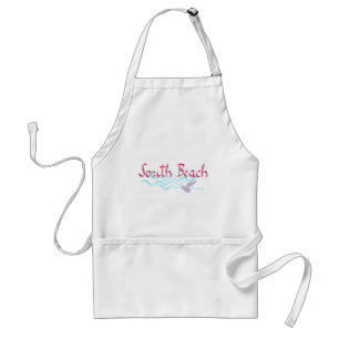 South Beach Miami Flip Flops Standard Apron