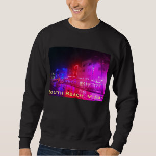 South Beach, Miami, Florida Art Deco Sweatshirt