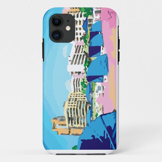 SOUTH BEACH, MIAMI, FLORIDA Case-Mate iPhone CASE (Back)