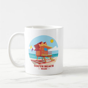South Beach Miami Florida Coffee Mug