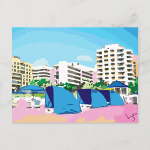 SOUTH BEACH, MIAMI, FLORIDA Cool Postcard