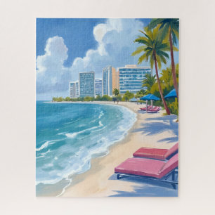 South Beach Miami Florida Jigsaw Puzzle