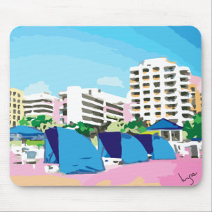 SOUTH BEACH, MIAMI, FLORIDA Mouse Pad