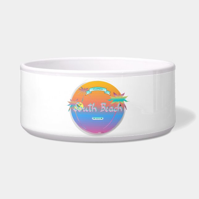 South Beach, Miami, Florida with Palms (Front)