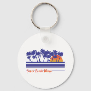 South Beach Miami Key Ring