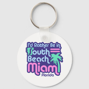 South Beach Miami Key Ring