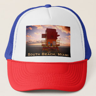 South Beach, Miami Lifeguard Stand (Ocean Rescue) Trucker Hat