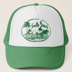 SOUTH BEACH MIAMI SUN GEAR TRUCKER HAT