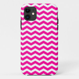 South Beach Pink Wave Chevron iPhone 11 Case