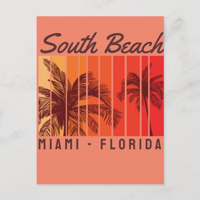 south beach  postcard (Front)