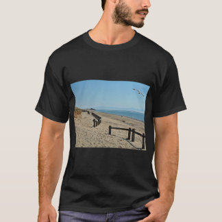 South Beach Pwllheli, North Wales T-Shirt