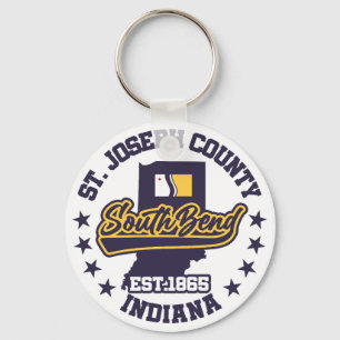 South Bend,Indiana Key Ring