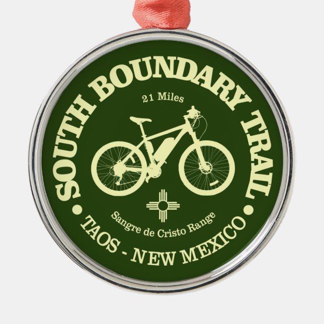 South Boundary Trail (MB) Metal Ornament (Front)