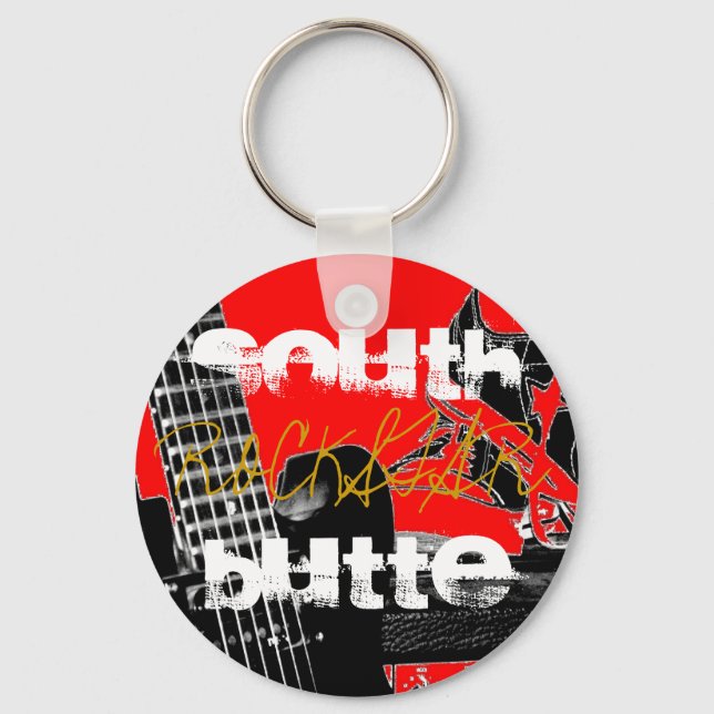 South Butte Rockstar Key chain (Front)