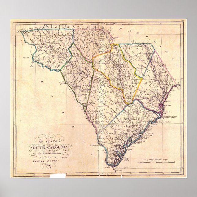 South Carolina: 1818 Poster (Front)