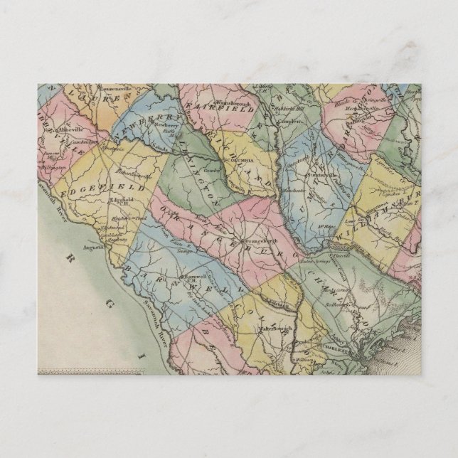 South Carolina 5 Postcard (Front)