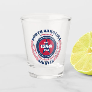 South Carolina 8th Star Patriotic Shot glass